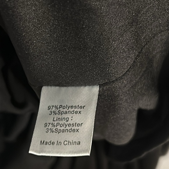 Black Ruched Nicole Dress - Picture 8 of 11